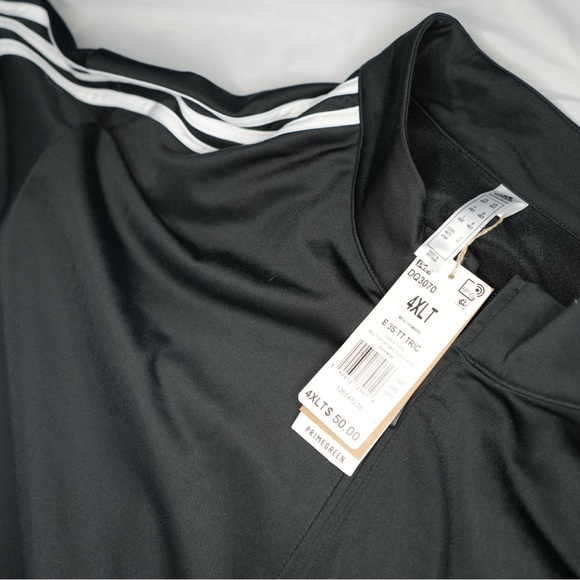 Adidas Black and White Striped Jacket - Picture 5 of 6